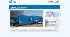 Desktop Screenshot of bmtrans.dk